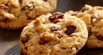 Galletas Caseras de Avena y Pasas